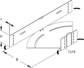 Niedax Bogen Flexibel RBAVS 110.300