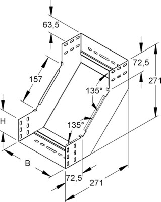 Niedax Rinnensteigbogen RSD 85.600