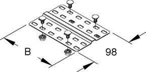 Niedax Stoßstellenleiste RSLC 300 F