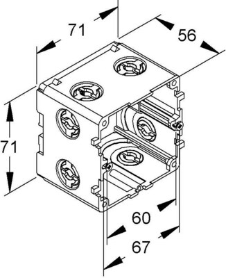 HKL Geräteeinbaudose KED65/0