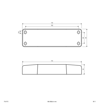 EVN Lichttechnik LED-Konverter 350mA 1-15W PLK 115