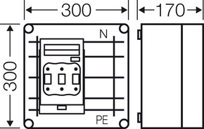 Hensel Überspannungsschutzgehäuse Mi SP 2270