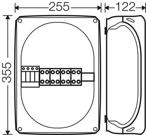 Hensel Überspannungsschutzgehäuse SP 2831 G