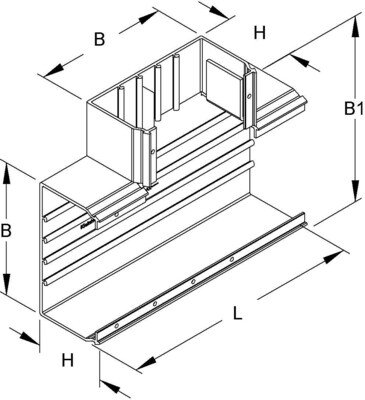 HKL T-Stück gr Kanal-System GL GTU80150.1