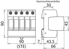 DEHN Überspannungsableiter Typ 2 DEHNguard M PV DG M PV2 SCI 1000