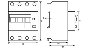 Doepke FI-/LS-Kombination 16 A, 0.03 A DRCBO4B16/0,03/3N-A