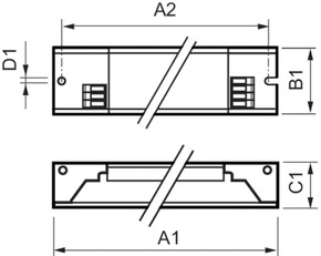 Philips Lighting Vorschaltgerät 220-240V 50/60Hz IDC HF-P 236 TL-D III