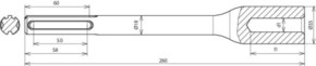 DEHN Hammereinsatz MAX VH STBLANK HE TE 20 SDS #620030
