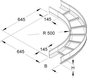 Niedax Kleiner Bogen KLBK 100.603