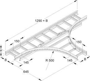 Niedax T-Stück KLT 60.315 F