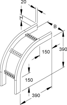 Niedax Fallstück KRCF 60.425 F