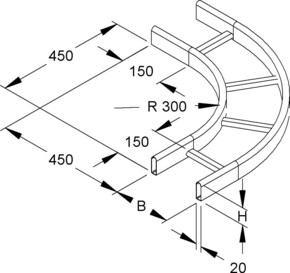 Niedax Kleiner Bogen KROBK 60.325 F