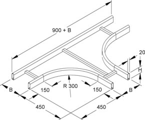 Niedax T-Stück KROT 60.425 F