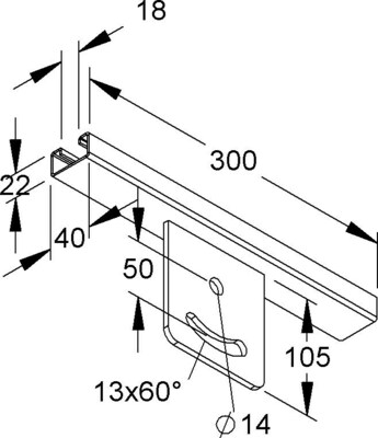 Niedax Kopfplatte KUGP 50 E3