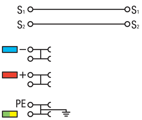 WAGO GmbH & Co. KG Initiatorenklemme 4-Leiter, mit PE 2000-5417