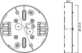 Osram BETRIEBSGERÄTE Montageadapter MOUNTING ADAPTER