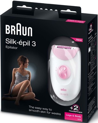 BRAUN Epilierer Silk-epil3LegsBody 3270 pink/ws