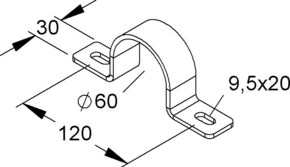 Niedax Rohrschelle MIRS 60 F