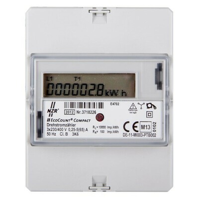 NZR DS-Hutschienenzähler 3x230/400V EcoCount #33220216