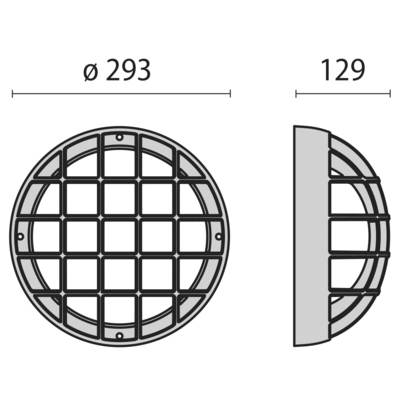 Performance in Light Wand- und Deckenleuchte 1x100W IAA A60 302075