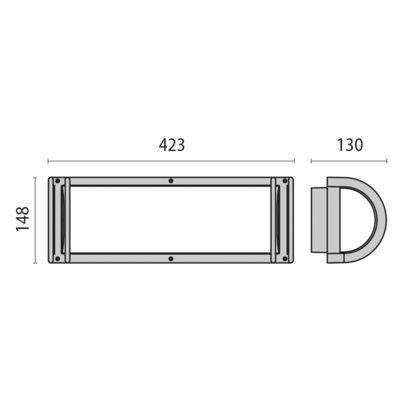 Performance in Light LED-Wand-u.Deckenleuchte 4000K 303116