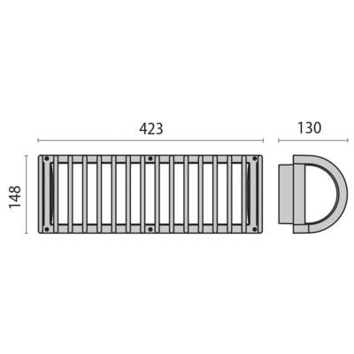 Performance in Light LED-Wand-u.Deckenleuchte 4000K 303119