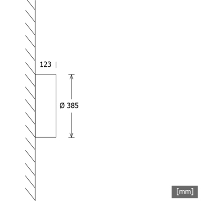 LTS Licht&Leuchten LED-Wandanbauleuchte PL23 840DALI opal schwarz PLL 23.385 #642273