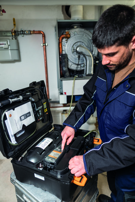 Testo Druck-Leckmengenmessgerät Profi Set 324 Gas+Wa 0563 3240 71