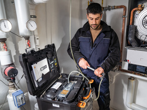 Testo Druck-Leckmengenmessgerät Profi Set 324 Gas+Wa 0563 3240 71