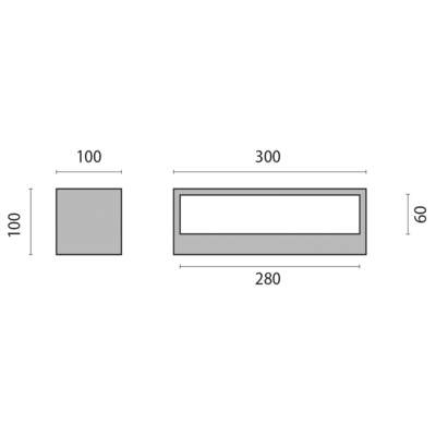 Performance in Light LED-Wandleuchte 4000K 303555