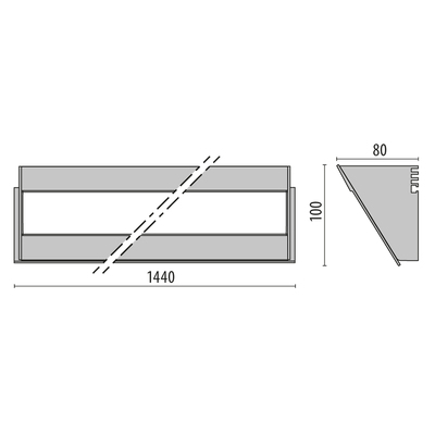 Performance in Light Lineare LED-Anbauleuchte 4000K 304959