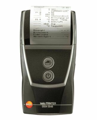 Testo Protokolldrucker IRDA Thermo,IR,kabellos 0554 0549
