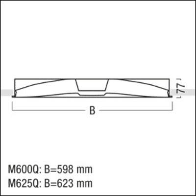 Zumtobel Group LED-Einbauleuchte 4000K MLinf EL #42185201