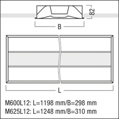 Zumtobel Group LED-Einbauleuchte 3000K MLinf EL #42185208