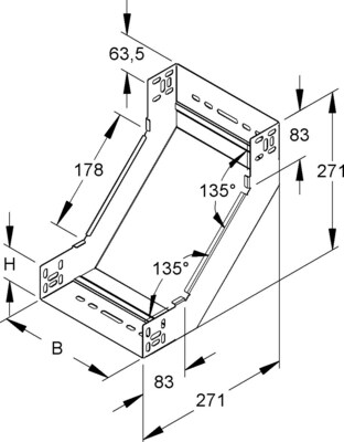 Niedax Rinnensteigbogen RSD 60.600
