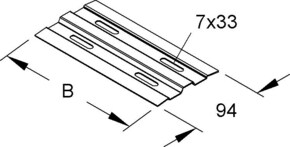Niedax Stoßstellenleiste RSLB 100 F