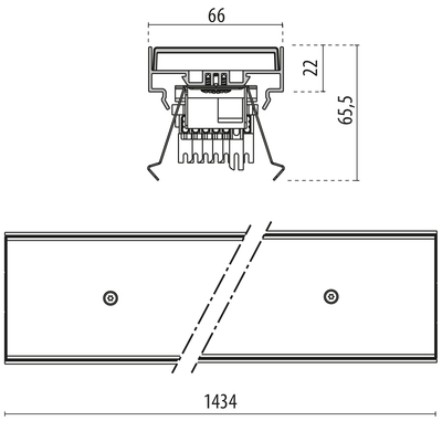 Performance in Light LED-Lichtleiste 3000K 305660
