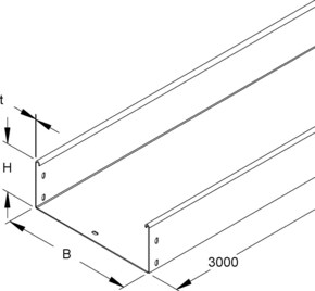 Niedax Kabelrinne RSUS 110.200 OV