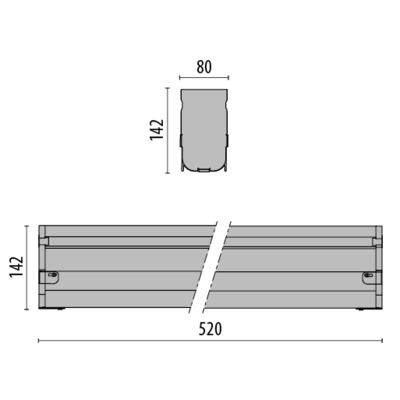 Performance in Light Gehäuse TRACCIA L500 310525