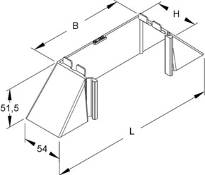 HKL Abzweigstück lichtgrau Kanal-System HKL Z60190.8