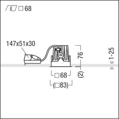 Zumtobel Group LED-Downlight 4000K PANOS INF #60816421