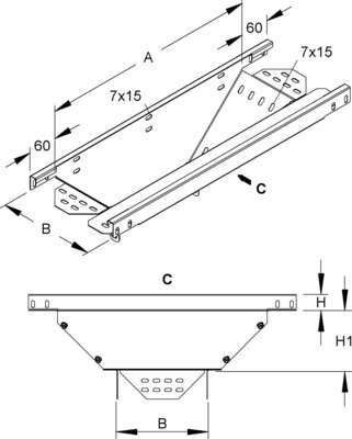Niedax Abgangstrichter-Set RTL 35.150