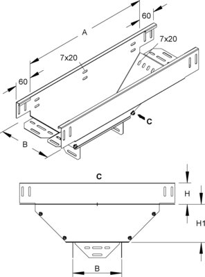 Niedax Abgangstrichter-Set RTL 85.600