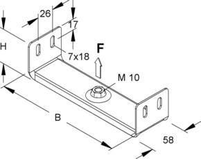 Niedax Aufhängebügel RTU 60.250