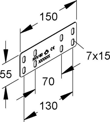 Niedax Rinnenverbinder RVV 60 F