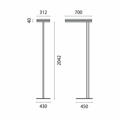 Performance in Light LED-Stehleuchte 4000K dimmbar 8740761935431