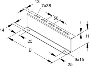 Niedax Distanzprofile RZP 80/300