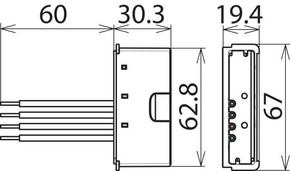 DEHN Überspannungsableiter Typ 2 DEHNcord, 2-p. DCOR L 2P 275 SO LT