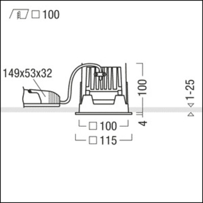 Zumtobel Group LED-Downlight 3000K PANOS INF #60816813
