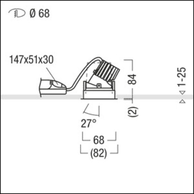 Zumtobel Group LED-Downlight 4000K PANOS INF #60816915